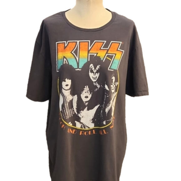 Mens/Unisex KISS dark gray graphic tee size XL. - Picture 8 of 12